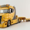 WSI 01-4224 Vlastuin Torpedo 6x2 Prime Mover with Semi Broshuis Extentable Steerable Low Loader Trailer - Krommenhoek  - Scale 1:50