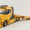 WSI 01-4224 Vlastuin Torpedo 6x2 Prime Mover with Semi Broshuis Extentable Steerable Low Loader Trailer - Krommenhoek  - Scale 1:50