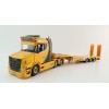 WSI 01-4224 Vlastuin Torpedo 6x2 Prime Mover with Semi Broshuis Extentable Steerable Low Loader Trailer - Krommenhoek  - Scale 1:50
