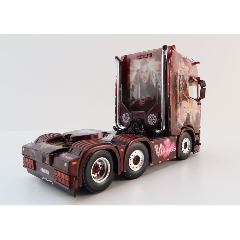 WSI 01-4241 Scania S Highline 6x2 Twin Steer Prime Mover - Transport Beau - Vikings - Scale 1:50