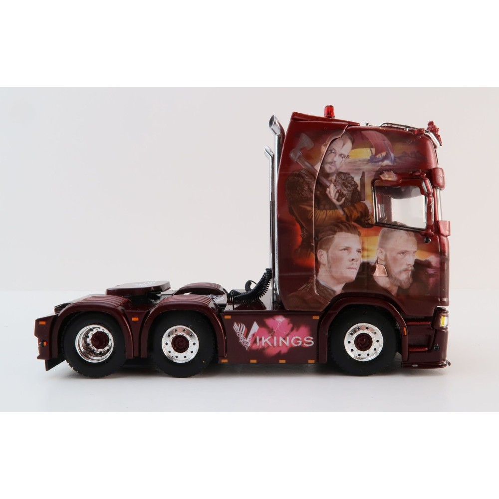 WSI 01-4241 Scania S Highline 6x2 Twin Steer Prime Mover - Transport Beau - Vikings - Scale 1:50