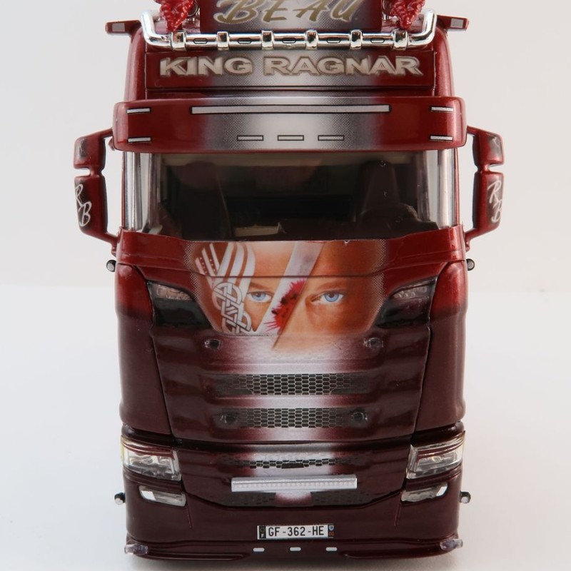 WSI 01-4241 Scania S Highline 6x2 Twin Steer Prime Mover - Transport Beau - Vikings - Scale 1:50