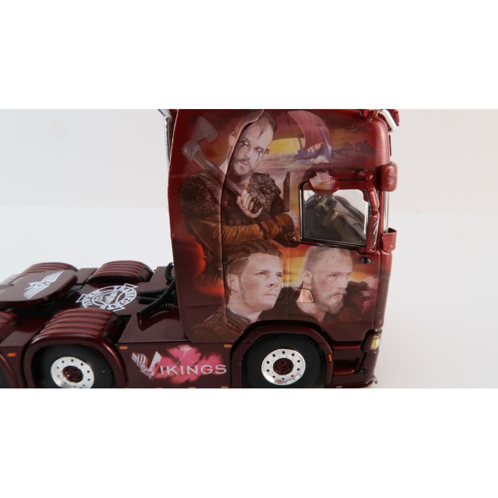 WSI 01-4241 Scania S Highline 6x2 Twin Steer Prime Mover - Transport Beau - Vikings - Scale 1:50