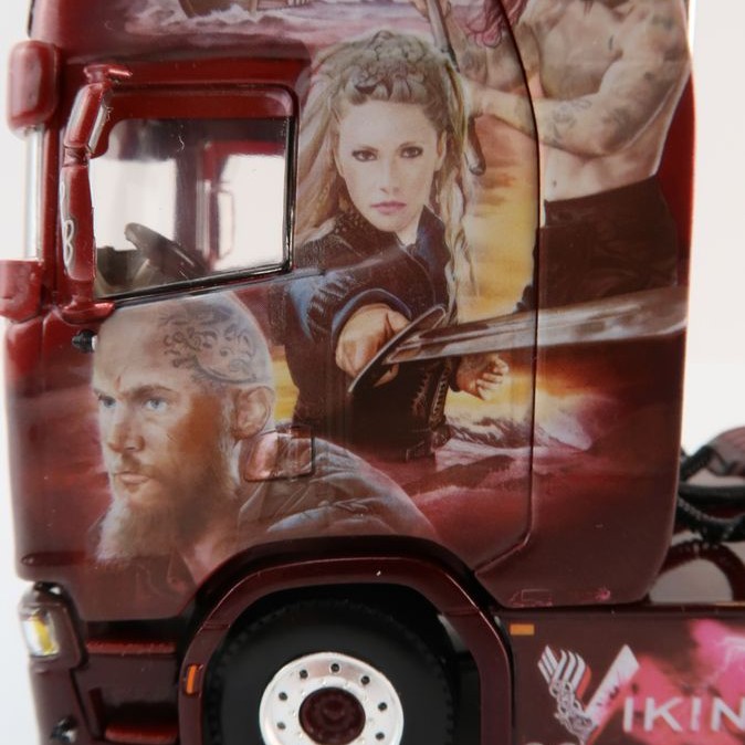 WSI 01-4241 Scania S Highline 6x2 Twin Steer Prime Mover - Transport Beau - Vikings - Scale 1:50