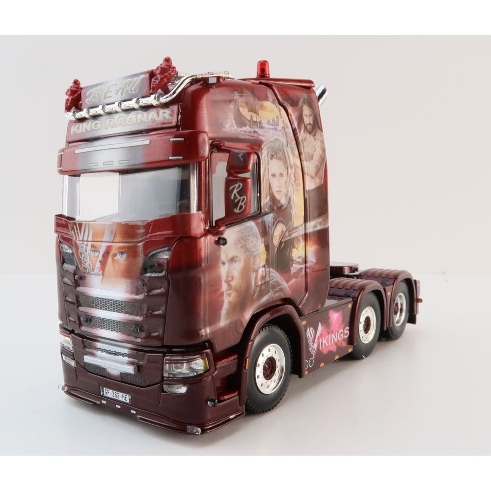 WSI 01-4241 Scania S Highline 6x2 Twin Steer Prime Mover - Transport Beau - Vikings - Scale 1:50