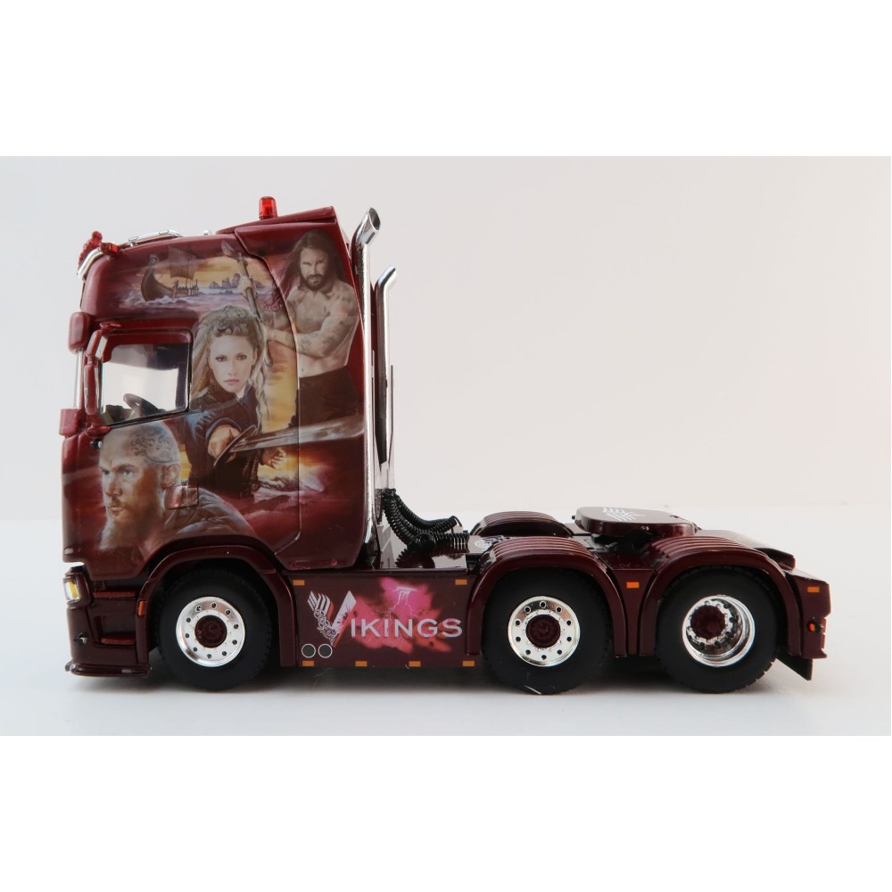 WSI 01-4241 Scania S Highline 6x2 Twin Steer Prime Mover - Transport Beau - Vikings - Scale 1:50
