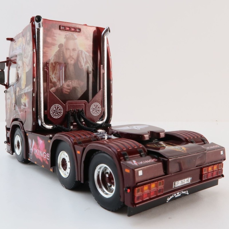 WSI 01-4241 Scania S Highline 6x2 Twin Steer Prime Mover - Transport Beau - Vikings - Scale 1:50