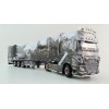 WSI 01-4308 DAF XF Super Space Cab MY2017 4x2 Truck with Reefer Trailer - Heide Logistik  - Scale 1:50