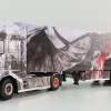 WSI 01-4308 DAF XF Super Space Cab MY2017 4x2 Truck with Reefer Trailer - Heide Logistik  - Scale 1:50