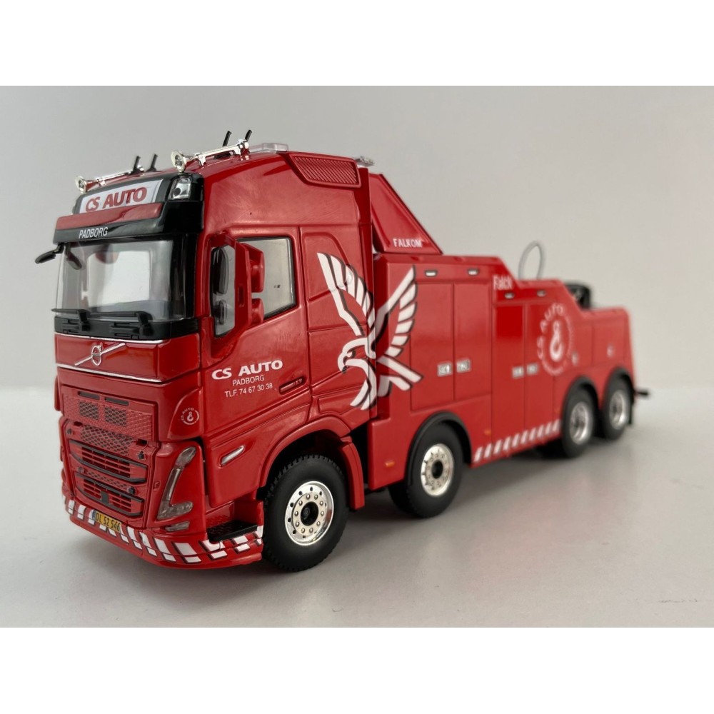 WSI 01-4434 Volvo FH5 Globetrotter 8x4 Falkom Tow Truck - CS Auto - Scale 1:50