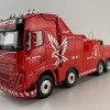 WSI 01-4434 Volvo FH5 Globetrotter 8x4 Falkom Tow Truck - CS Auto - Scale 1:50