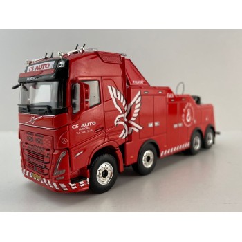 WSI 01-4434 Volvo FH5 Globetrotter 8x4 Falkom Tow Truck - CS Auto - Scale 1:50