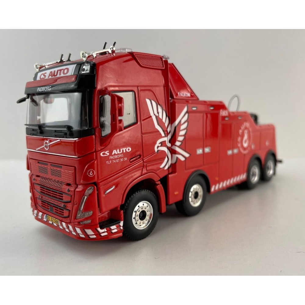 WSI 01-4434 Volvo FH5 Globetrotter 8x4 Falkom Tow Truck - CS Auto - Scale 1:50