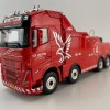 WSI 01-4434 Volvo FH5 Globetrotter 8x4 Falkom Tow Truck - CS Auto - Scale 1:50