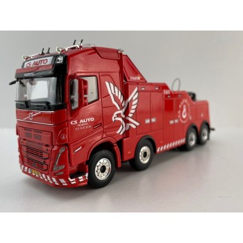 WSI 01-4434 Volvo FH5 Globetrotter 8x4 Falkom Tow Truck - CS Auto - Scale 1:50