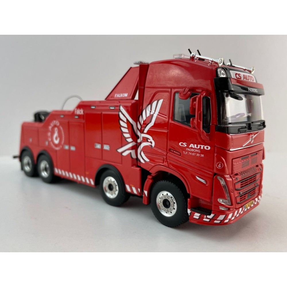 WSI 01-4434 Volvo FH5 Globetrotter 8x4 Falkom Tow Truck - CS Auto - Scale 1:50