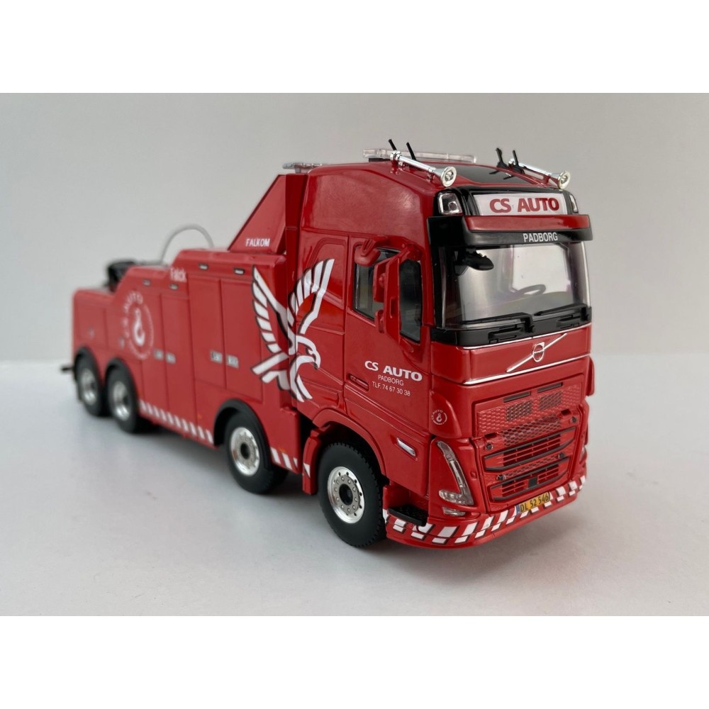 WSI 01-4434 Volvo FH5 Globetrotter 8x4 Falkom Tow Truck - CS Auto - Scale 1:50