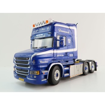 WSI 01-4450 - Scania T6 Torpedo Topline 6x2 Tag Axle Truck -  Jan C Skov - Scale 1:50