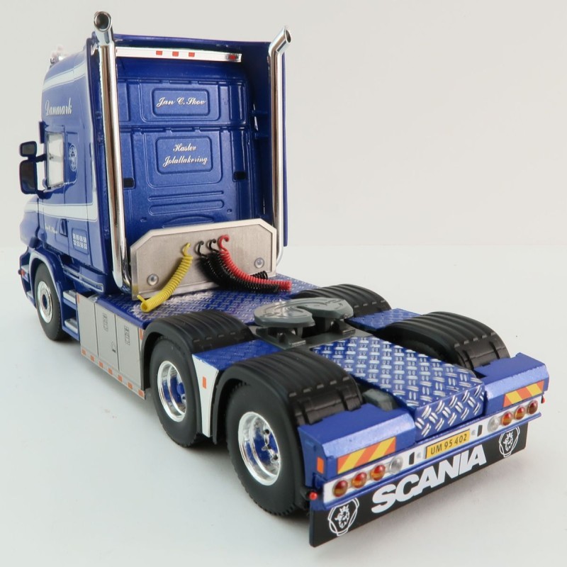 WSI 01-4450 - Scania T6 Torpedo Topline 6x2 Tag Axle Truck -  Jan C Skov - Scale 1:50