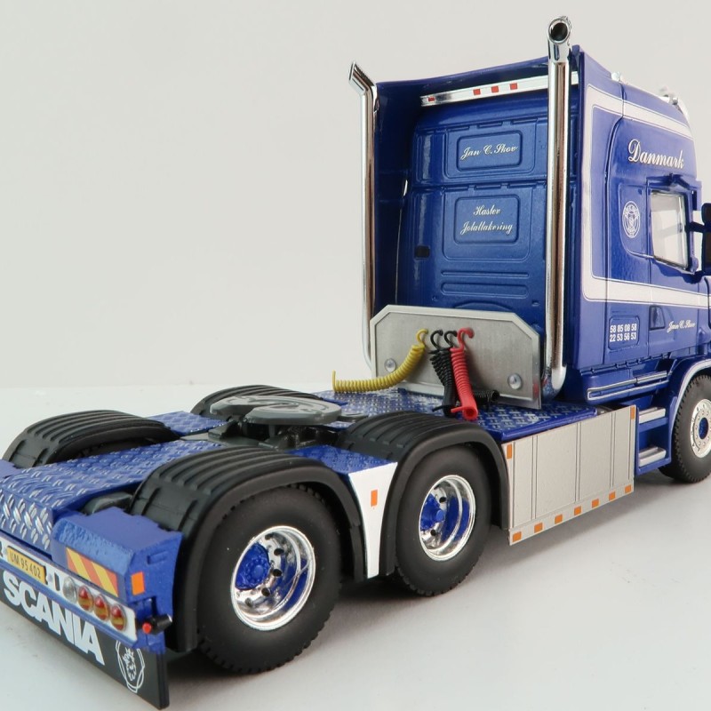 WSI 01-4450 - Scania T6 Torpedo Topline 6x2 Tag Axle Truck -  Jan C Skov - Scale 1:50