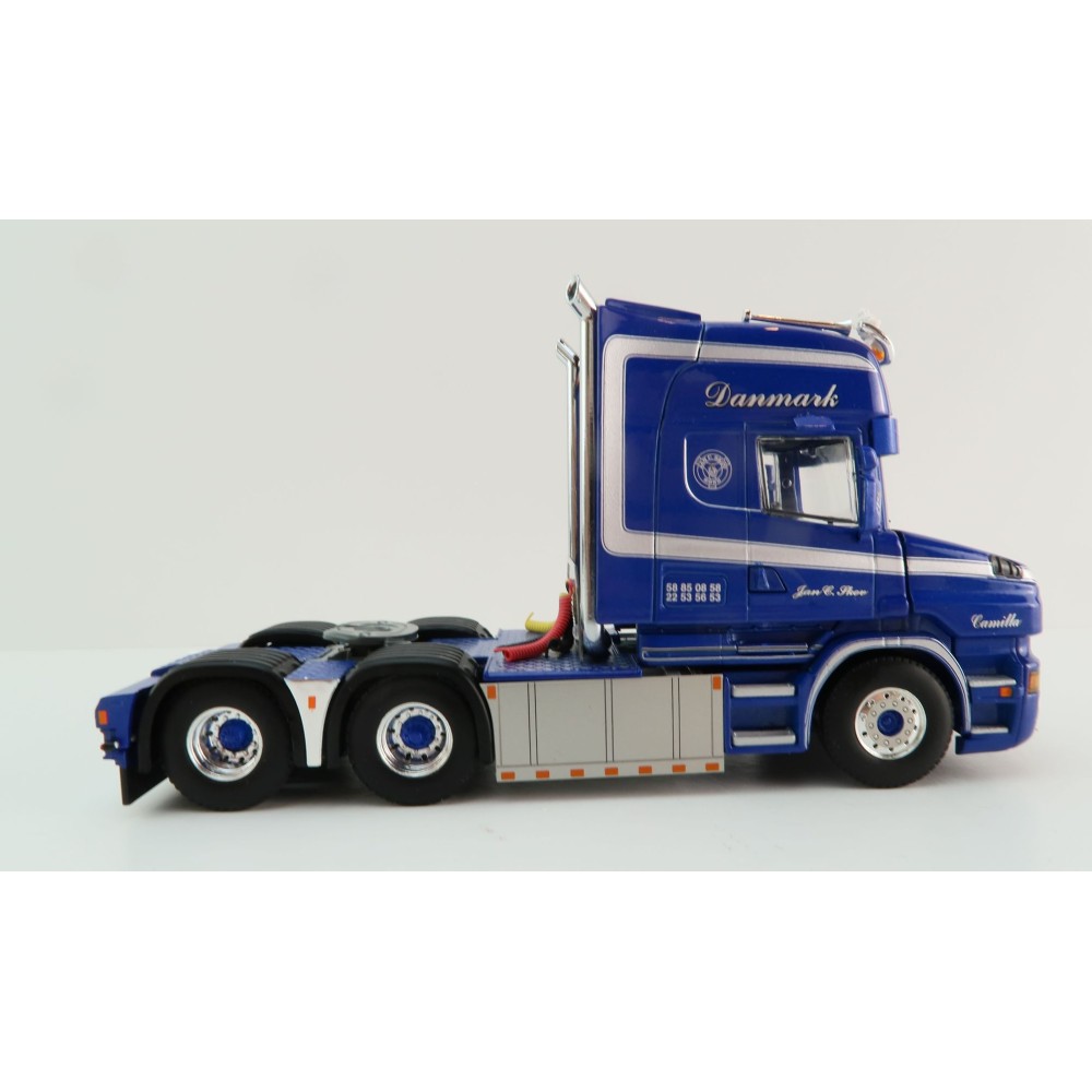 WSI 01-4450 - Scania T6 Torpedo Topline 6x2 Tag Axle Truck -  Jan C Skov - Scale 1:50