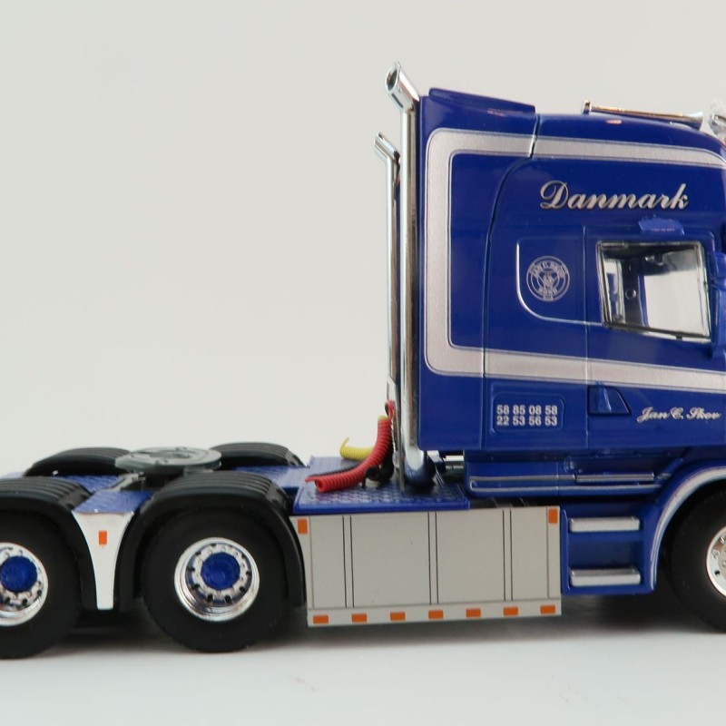 WSI 01-4450 - Scania T6 Torpedo Topline 6x2 Tag Axle Truck -  Jan C Skov - Scale 1:50