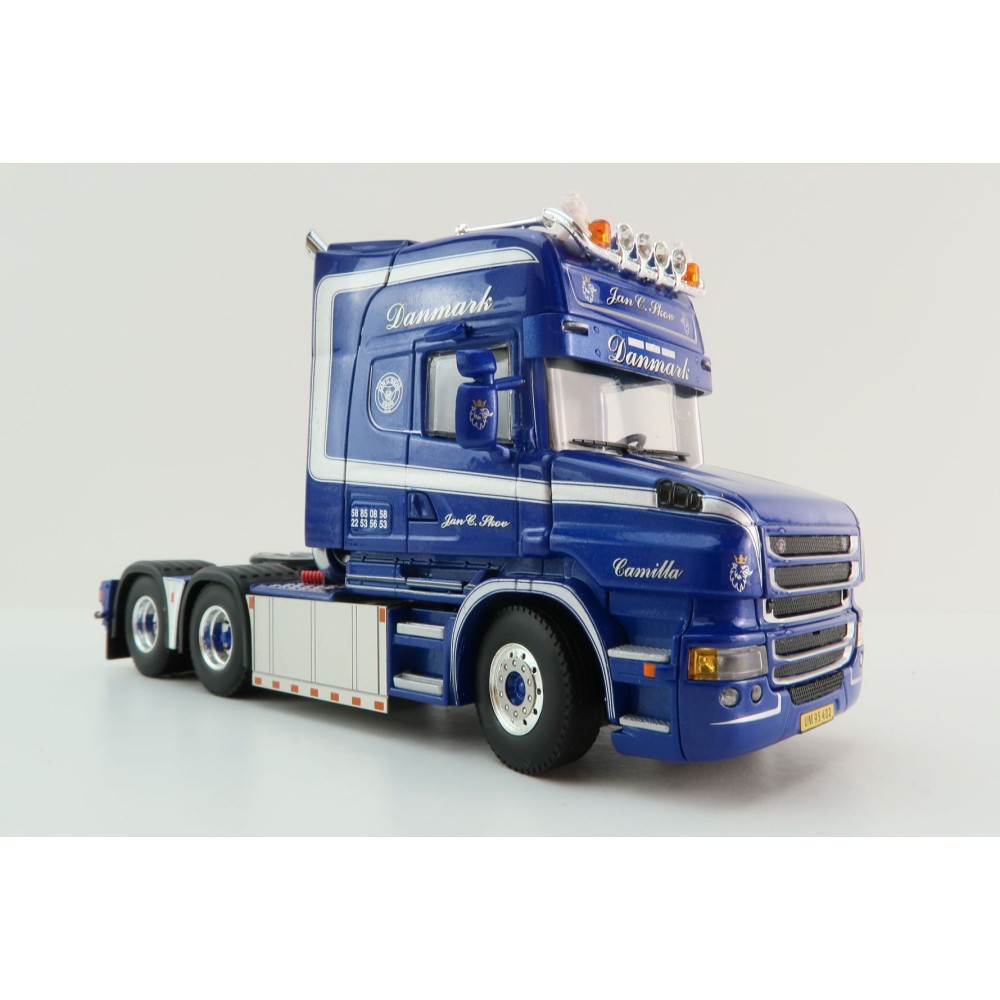 WSI 01-4450 - Scania T6 Torpedo Topline 6x2 Tag Axle Truck -  Jan C Skov - Scale 1:50