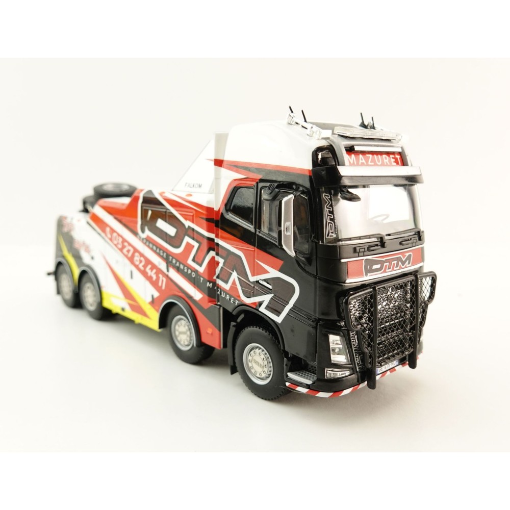 WSI 01-4508 Volvo FH4 Globetrotter XL 8x4 Falkom Wrecker Truck - DTM Mazuret - Scale 1:50