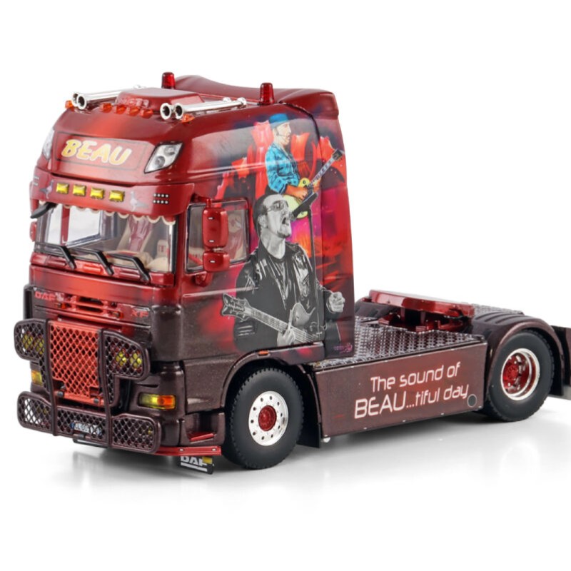 WSI 01-4509 – DAF XF 105 Super Space Cab 4x2 Prime Mover - Transport Beau U2 Band - Scale 1:50