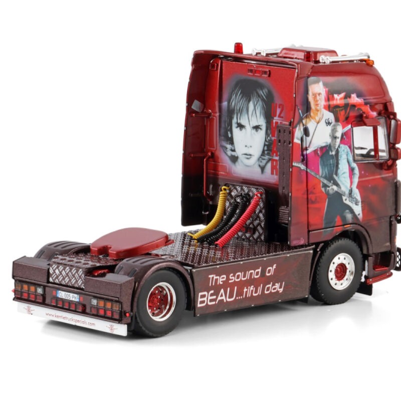 WSI 01-4509 – DAF XF 105 Super Space Cab 4x2 Prime Mover - Transport Beau U2 Band - Scale 1:50