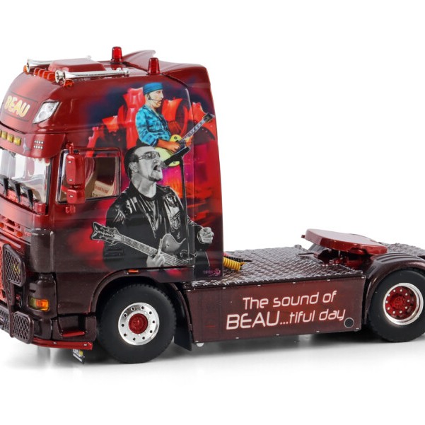 WSI 01-4509 – DAF XF 105 Super Space Cab 4x2 Prime Mover - Transport Beau U2 Band - Scale 1:50