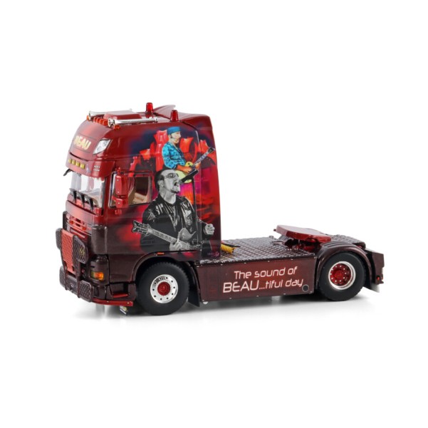 WSI 01-4509 – DAF XF 105 Super Space Cab 4x2 Prime Mover - Transport Beau U2 Band - Scale 1:50