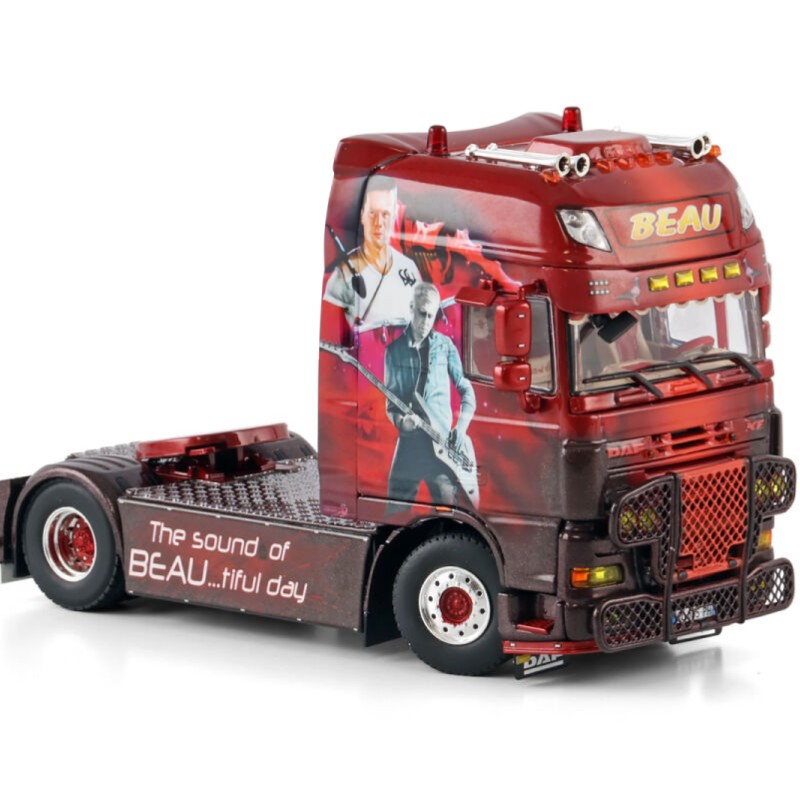 WSI 01-4509 – DAF XF 105 Super Space Cab 4x2 Prime Mover - Transport Beau U2 Band - Scale 1:50