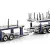 WSI 01-4527 Volvo FH5 Globetrotter 6x2  Car Transporter with Trailer - ATG Autotransporter - Scale 1:50