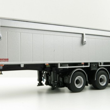 WSI 03-1003 - Bulthuis Asphalt and Sand 3-Axle Alu Kipper Steerable Trailer - Scale 1:50