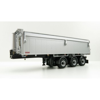 WSI 03-1003 - Bulthuis Asphalt and Sand 3-Axle Alu Kipper Steerable Trailer - Scale 1:50