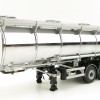 WSI 03-1006 - Hobur Tri Axle Petrol Tanker Trailer White Silver - Scale 1:50