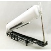 WSI 03-1011 - Tri Axle Bulk Tanker Power Tipper Trailer White - Scale 1:50 