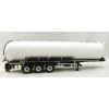 WSI 03-1011 - Tri Axle Bulk Tanker Power Tipper Trailer White - Scale 1:50 