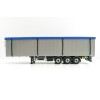 WSI 03-1067 - Bulthuis Cargo Floor Trailer 3 axle Silver - Scale 1:50
