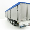 WSI 03-1067 - Bulthuis Cargo Floor Trailer 3 axle Silver - Scale 1:50