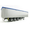 WSI 03-1067 - Bulthuis Cargo Floor Trailer 3 axle Silver - Scale 1:50