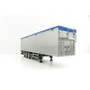 WSI 03-1067 - Bulthuis Cargo Floor Trailer 3 axle Silver - Scale 1:50