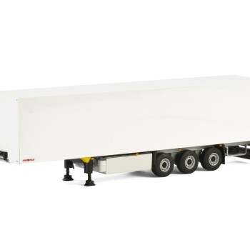 WSI 03-1072 Schmitz Cargobull 3 axle Box Trailer White - Scale 1:50