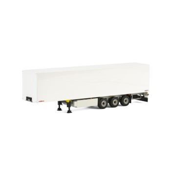 WSI 03-1072 Schmitz Cargobull 3 axle Box Trailer White - Scale 1:50