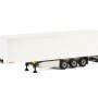 WSI 03-1072 Schmitz Cargobull 3 axle Box Trailer White - Scale 1:50