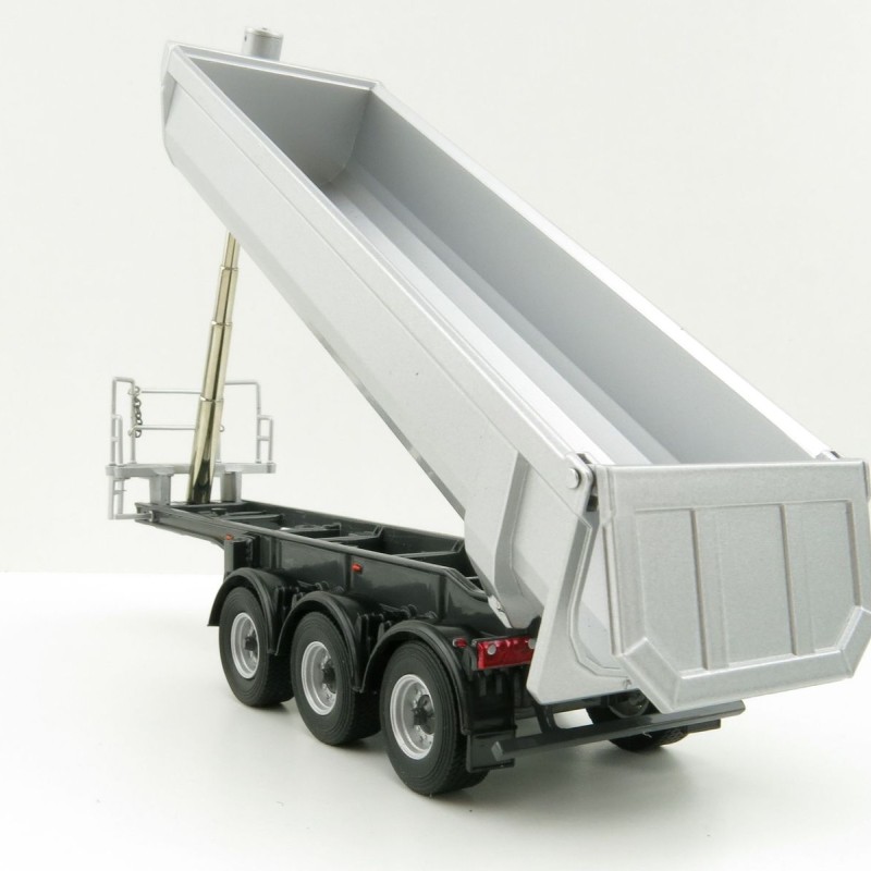 WSI 03-2000 - Langendorf Halfpipe 3 axle Tipper Trailer - Scale 1:50