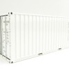 WSI 03-2033 20ft Shipping Container White - Scale 1:50
