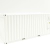 WSI 03-2033 20ft Shipping Container White - Scale 1:50
