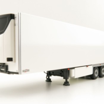 WSI 03-2036 3-Axle Chereau Refrigerated Trailer White - Scale 1:50